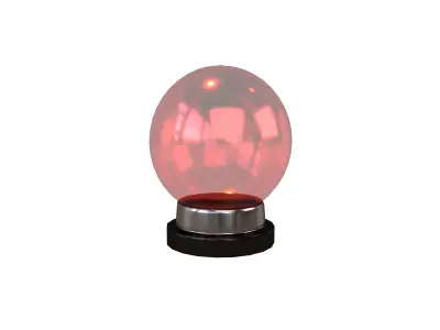 Crystal Ball V1 005 Low-poly 3D model