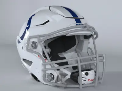 INDIANAPOLIS COLTS Helmet Football AFC SOUTH PBR updated 2025 3D model