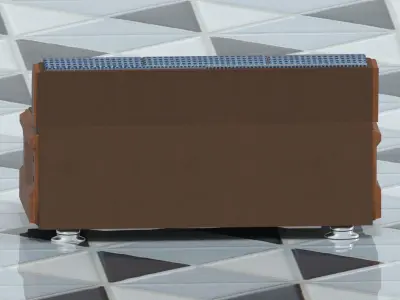 CUSHION sofa with cushions 3D model