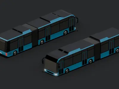 Stylized Lowpoly Vehicles Low-poly 3D model