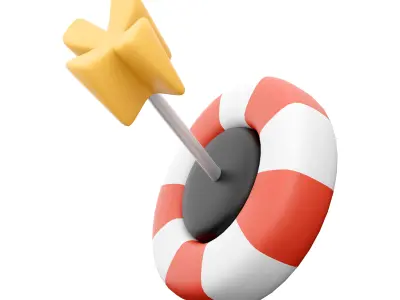 3d Target Icon 3D model