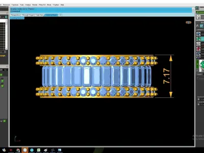 Luxury Baguette and Round Diamond Eternity Ring for Women 3025 3D print model