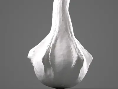 Decorative Pumpkin 8K Low-poly 3D model