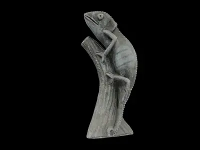 Model Chameleon Ornament 3D model
