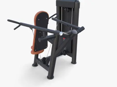 Deltoid press machine 3D model