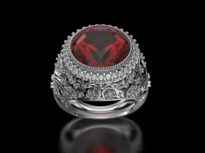 LUXURY RING  3D print model