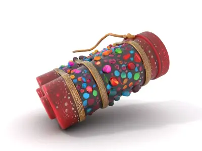 Glamorous Jeweled Binoculars model pack Low-poly 3D model