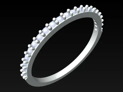 Diamond Ring - Womens Rings - N225413 V03 3D print model