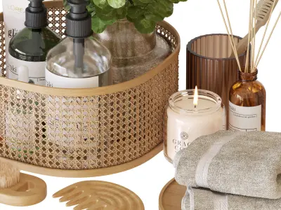 Bathroom Accessories-04 3D model