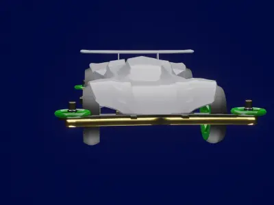 Tamiya 3d models lowpoly Low-poly 3D model