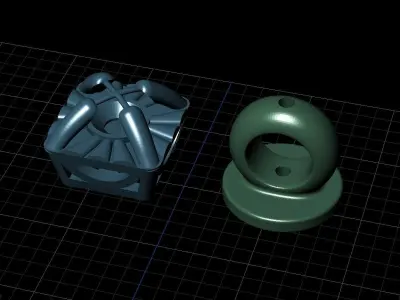Earrings - 14 - 3D print model