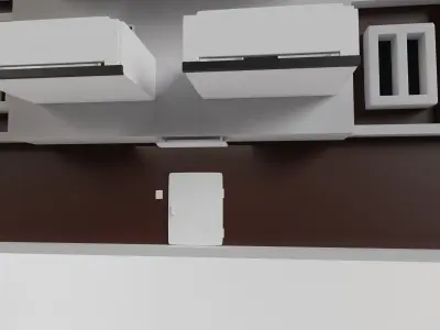 Monolithic multi-storey building 3D model