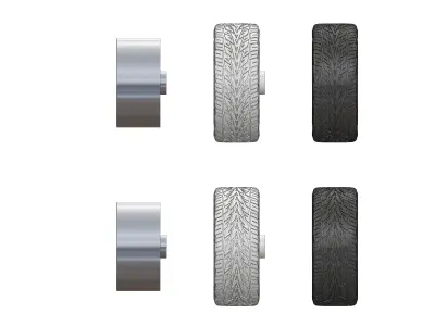 Custom wheels Hot Rods by Boyd G1 for your scale model 3D print model