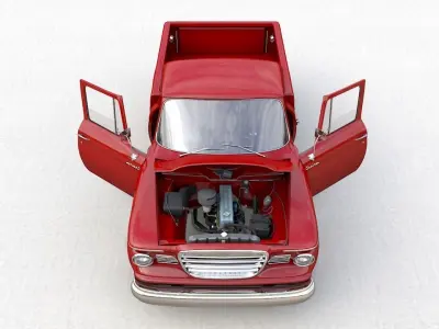 STUDEBAKER CHAMP 1964 3D model