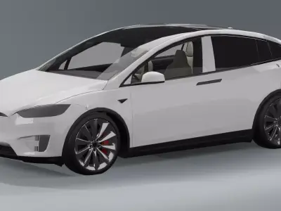 Tesla  Model X 2025 3D model