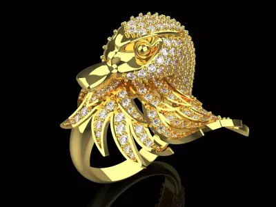 Swan and Power Collection STL 3D Ring and Pendant 3D Model Pack