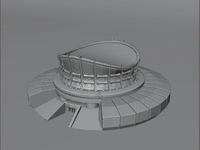Nigeria National Theatre 3D model