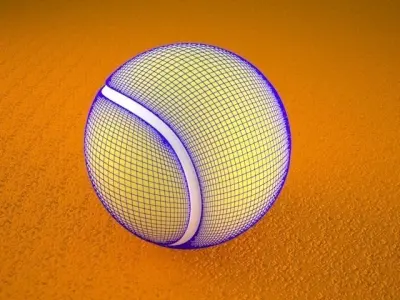 Free Tennis Ball Free 3D model