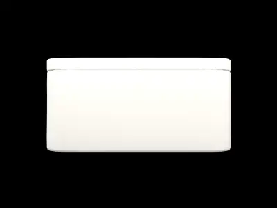 Tissue Box v1 002 Low-poly 3D model