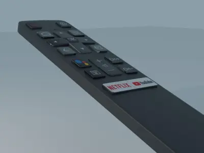 TV Remote of TCL 3D model