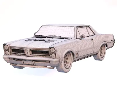 1965 pontiac gto 3D model