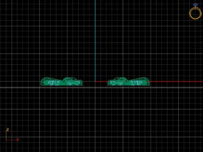 Kid Earrings 7 3dm stl file 3D print model