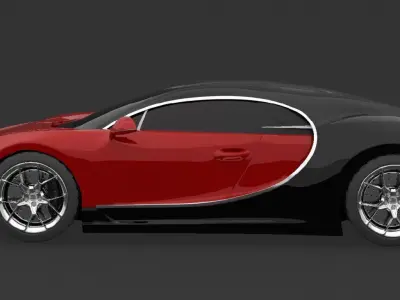Buggati  Chiron 3D model