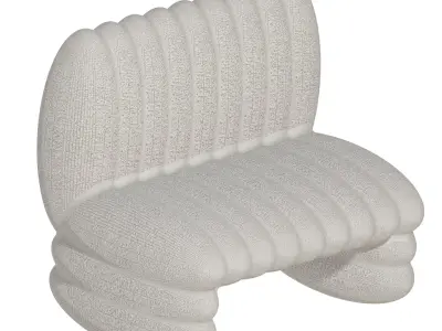 Elegant Cushion Sofa 3D print model