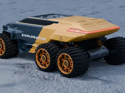 Scifi truck 2 3D model