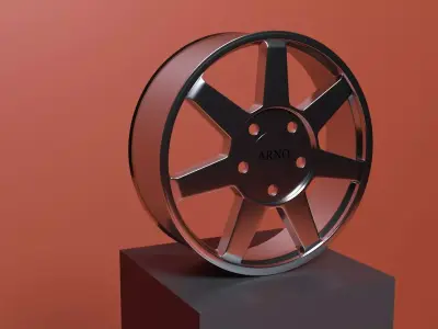 Rim 7spoke Free 3D model