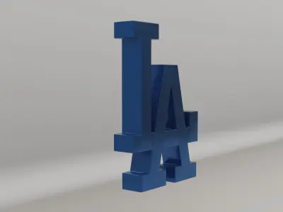 MLB Los Angeles Dodgers V2 Team Logo 3D model