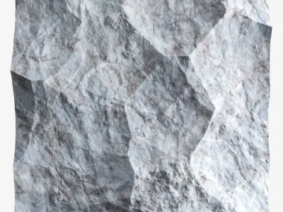 219-RockPanel rock on wall 3D model