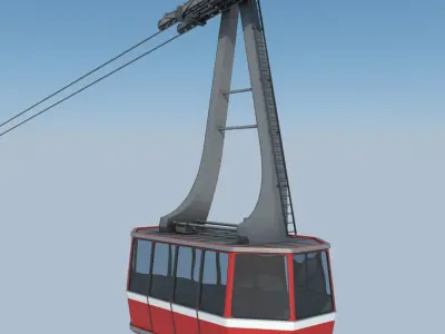 Cable Car 2 3D model