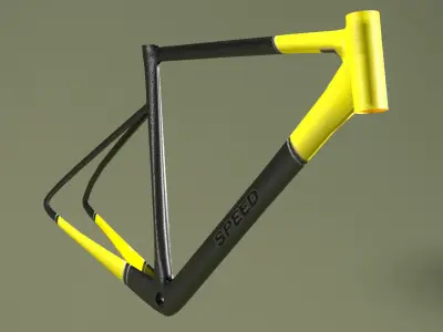 Bicycle Pack Low-poly 3D model