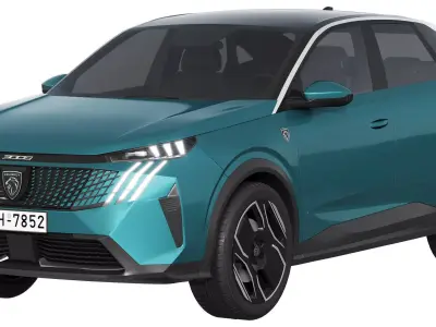 Peugeot e-3008 2024 3D model