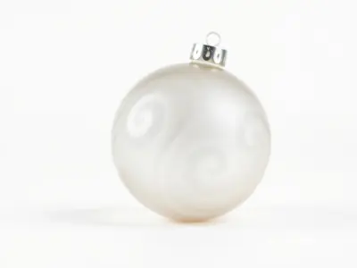 Christmas Ornament Sphere Model Pack Low-poly 3D model