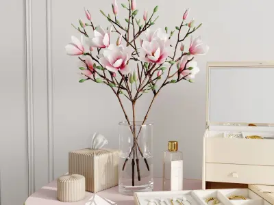 Decorative set 01 3D model