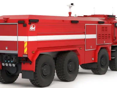 Fire truck Titan CZS 40 2020 3D model