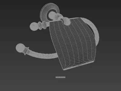 Ottoman Waterside  Paper Holder Cover 3D model