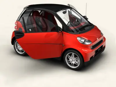 Smart ForTwo Coupe 2009 3D model