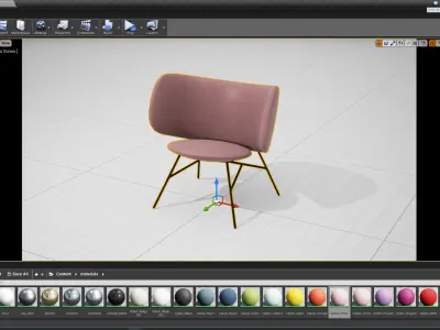 PlusHalle Stella 2-0 UE4 Low-poly 3D model
