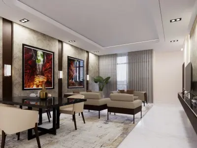 PRESIDENTIAL HOTEL SUITE 3D model
