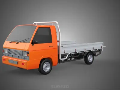 TAILGATE DROP SIDE LOAD BED BODY TAIL GATE DOOR PICKUP TRUCK CAR 3D model