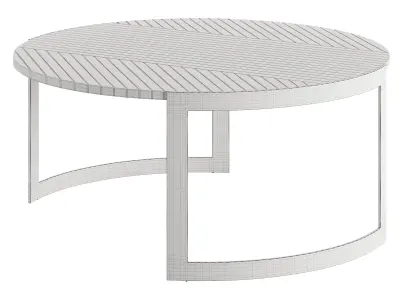 FENDI CASA Anya Lite Marble Coffee Table 2022 Low-poly 3D model
