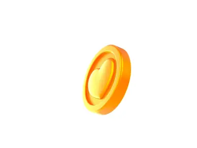 Print004 Coin Heart 3D print model