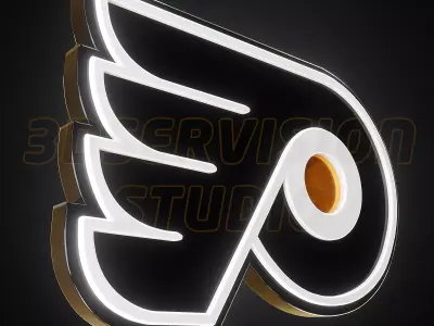 Philadelphia Flyers logo - Cinematic - 3D print 3D model