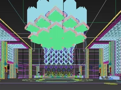 Hotel Lobby  3D model