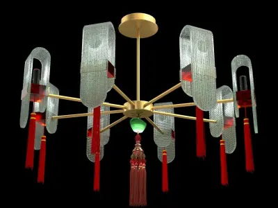 Chinese lantern 3D model