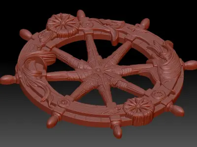 Steering wheel  3D print model