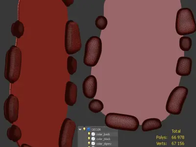 Colar mirror  by Eny Lee Parker 3D model